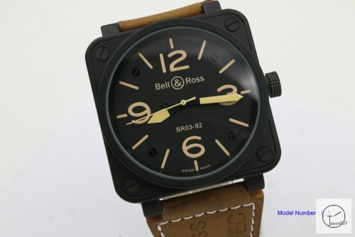 BELL ROSS BR B3-92 Black Dial Automatic Mechincal Movement Leather Strap Skip To The Beginning Of The Images Gallery BELL AND ROSS Diver Leather Strap B21070656530