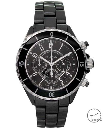 Chanel J12 Black Dial 33MM Size Ceramic Watch Quartz Chronograph Battery Movement Womens Watches CHA326833885660