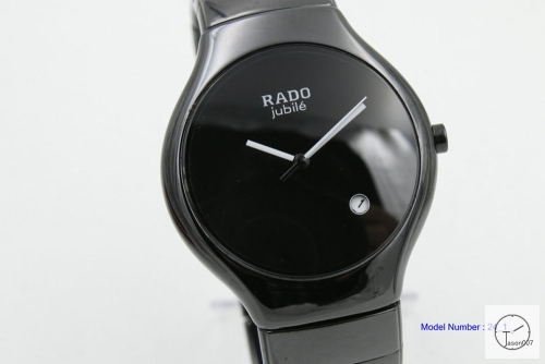 Rado Jubile DiaStar High-Tech Ceramics Black Men's 38MM WristWatch Quartz Ra1365215120