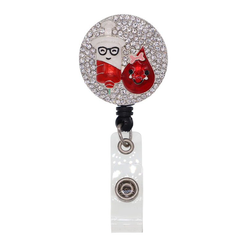 Syringe Drops Badge Reel