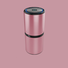 Negative ion sterilization and disinfection air purifier car customized usb aluminum alloy car purifier