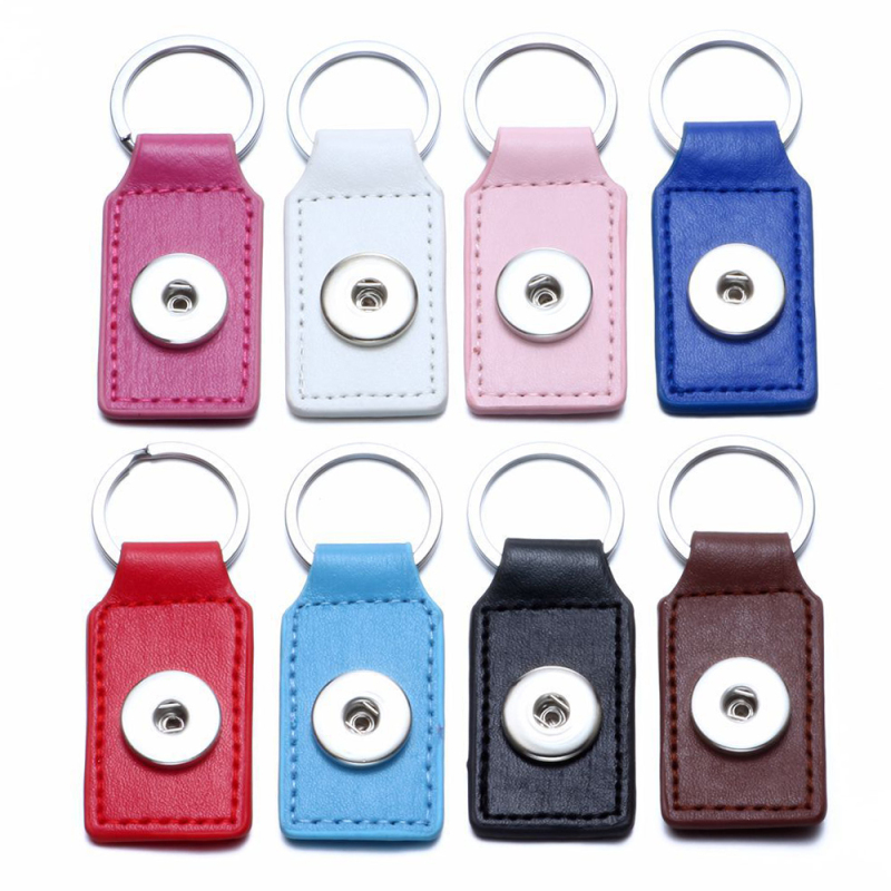 PU Rectangle NOOSA Back Keychain