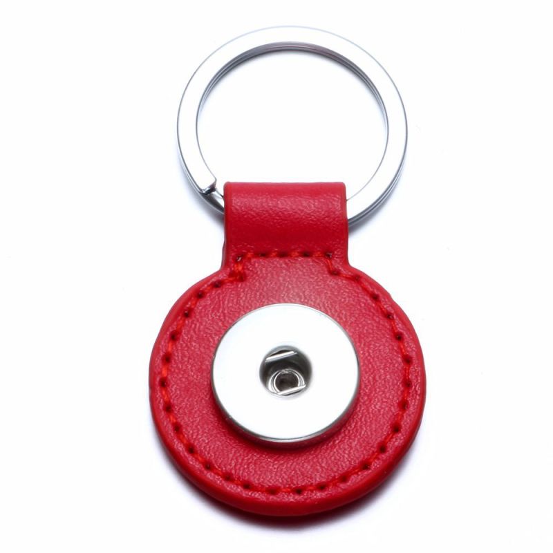 PU Round NOOSA Back Keychain