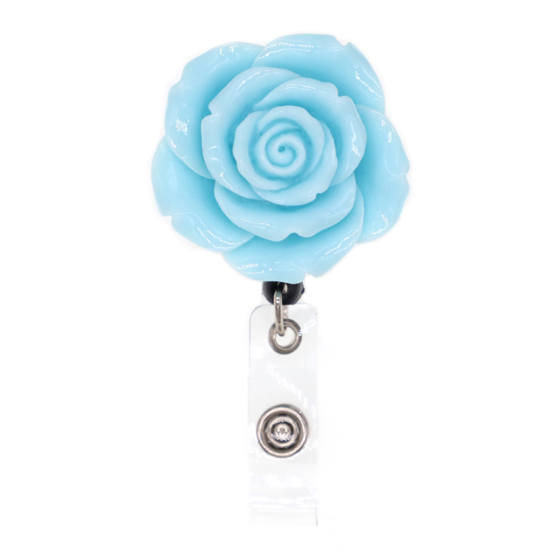 Fashion Resin Flower Badge Reel