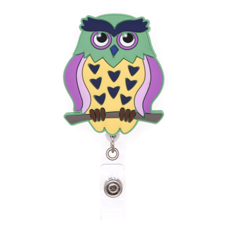 Owl General Mobilization PVC Badge Reel