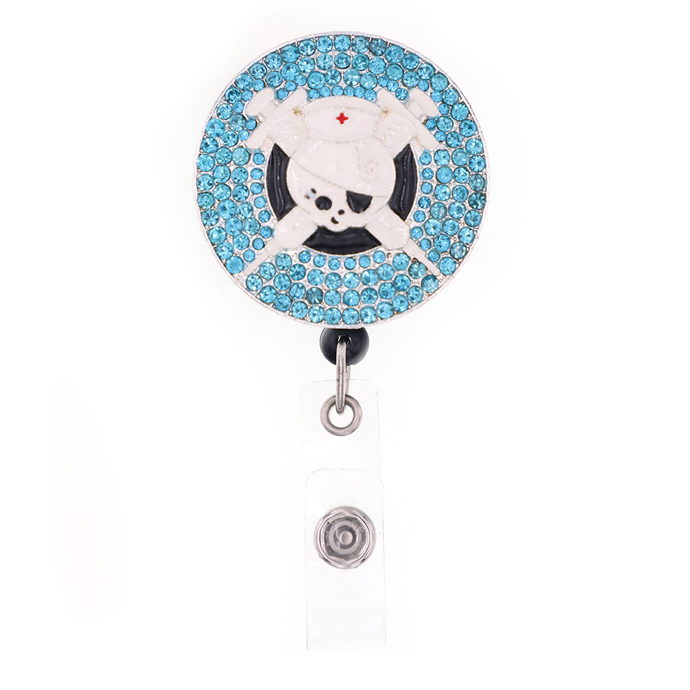 Cute Nurse Girl Badge Reel