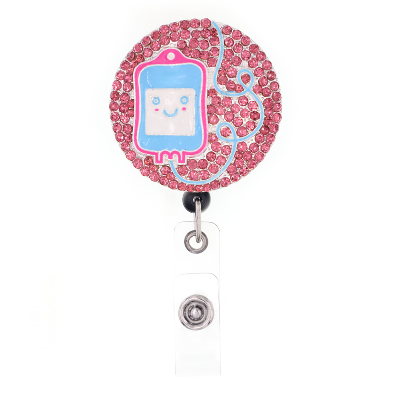 Cute Nurse Girl Badge Reel