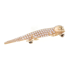 Chameleon Gecko Brooch