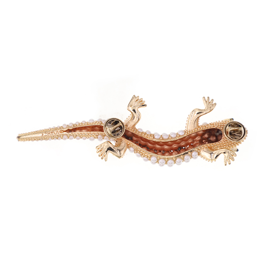 Chameleon Gecko Brooch