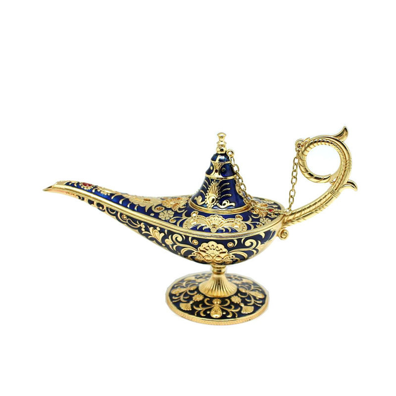 Enamel craft painting oil zinc alloy magic lamp decoration ornaments home gifts