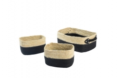 Cotton rope & papercord baskets