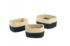 Cotton rope & papercord baskets