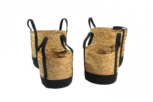 Seagrass & cotton rope baskets
