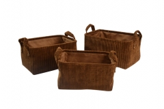 Corduroy baskets
