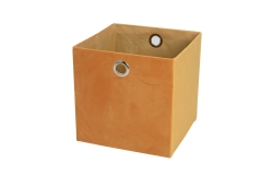 Foldable velvet basket