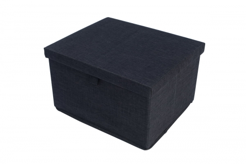 Foldable fabric shoe box