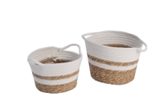 cotton rope storage baskets