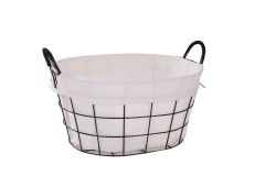 metal storage basket, pc