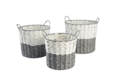 PE and wire storage baskets