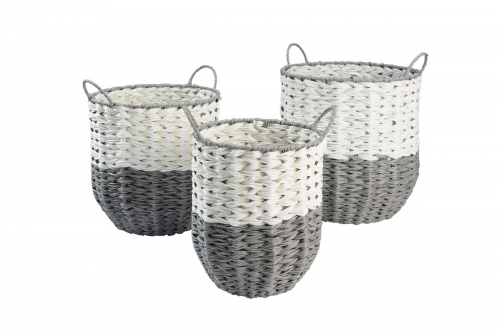 PE and wire storage baskets