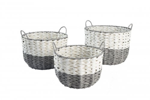 PE and wire storage baskets