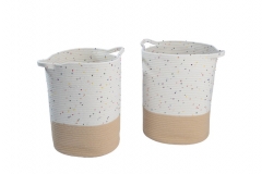 Cotton rope baskets