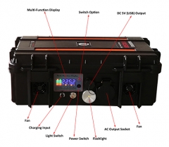 1000wh Portable Power Station, Solar Power Generator,Power Bank For Home and Camping or RVs