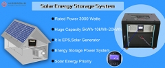 Système d'énergie solaire vigoureux VSP5000 système de stockage solaire 5kWh 10kWh 20kWh pour la maison, hôtel, Center commercial