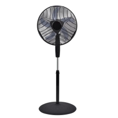 Grelha de plástico com ventilador oscilante de pedestal de 16