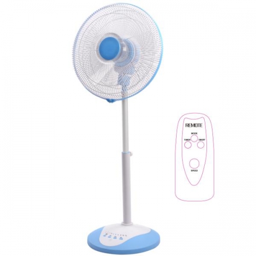 Ventilador de escritorio y pedestal delgado oscilante de 12" con control remoto y temporizador