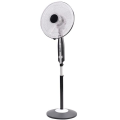 Ventilador de pedestal delgado oscilante de 16