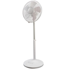 Ventilador de escritorio y pedestal delgado oscilante de 16 