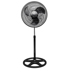 Ventilateur sur pied de 18 po avec grille en plastique