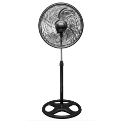 Ventilateur sur pied de 18 po avec grille en plastique