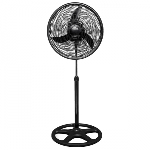 Ventilateur sur pied de 18 po avec grille en plastique