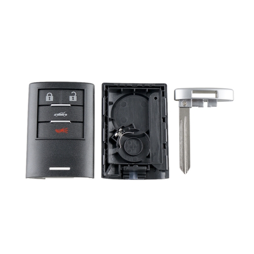 FS340001 Smart Remote Key Shell Case for C-adillac /Chevrolet Corvette Auto Key Cover Lid Replacement
