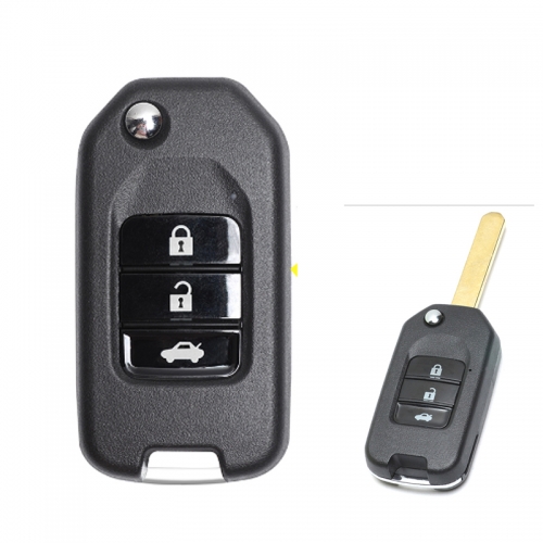 MK180010 3 button Flip Key 433mhz ID47 Chip for Honda New CITY GREIZ  Auto Car Keys