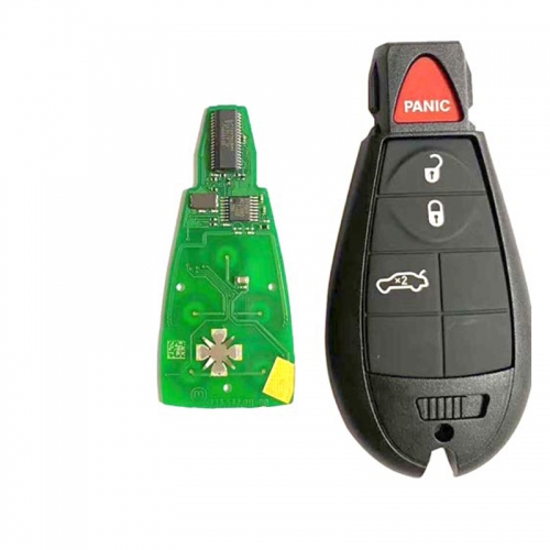 MK300001 Original 3+1 Buttons 433mhz id46 Remote Fobik for Jeep Car Key Fob M3N5WY783X IYZ-C01C