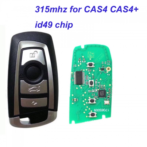 MK110033 4 buttons 315MHz Remote Key Smart Key for BMW F CAS4 CAS4+ 3 5 7 Series X5 X6 F20 F21 F22 F24 F30 F31 F32 ID49 Hitag Pro chip