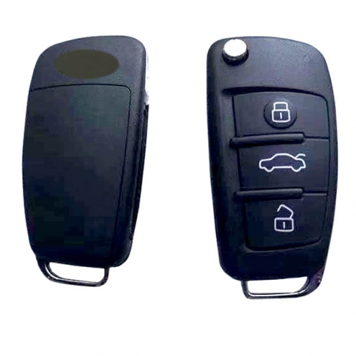 MK090006 3 Button 434MHz Smart Key for Audi A6 Q7  8E Chip 4F0 837 220AF  Flip Proximity Key
