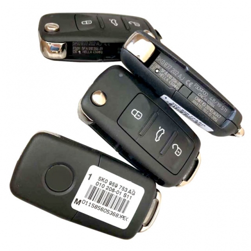 MK120008 Original 3 Button 434MHZ Remote Key Flip Key for New Bora Sagitar Touran 5K0 837 202 AJ 5K0 959 753 AG