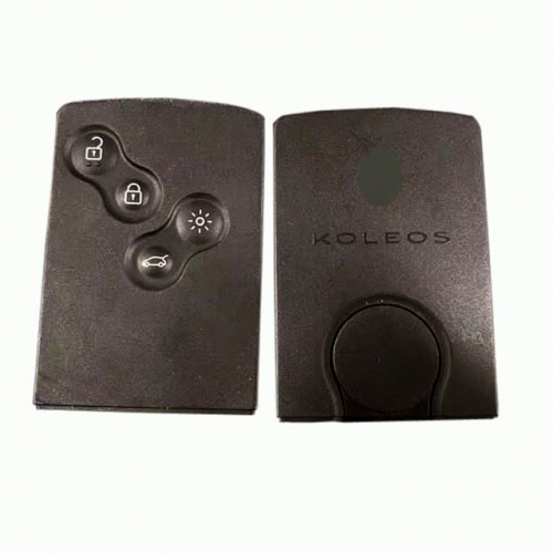 MK230005 Original 4 Button 433MHZ Card Remote Key for R-enault Koleos PCF7941 Keyless Go