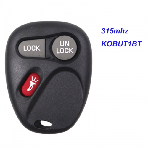 MK280015 315MHZ 2+1 Button Remote Key Fob for Chevrolet S10 S-ilverado Tahoe  Fob KOBUT1BT