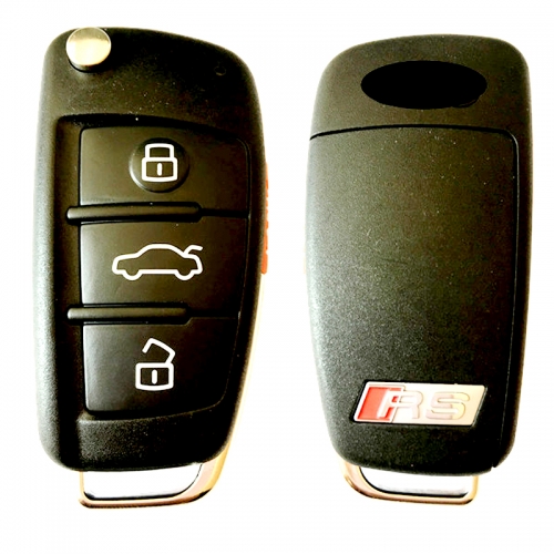 MK090013 Original 3+1 buttons Remote key 315MHZ for Audi A3 RS ID48 ID48 8V0 837 220 Q Flip Key