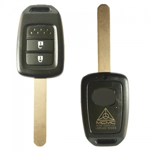 MK180019 2 Buttons Remote Key 434mhz ID46 Chip for Honda Mobilio Brio Head Key Fob