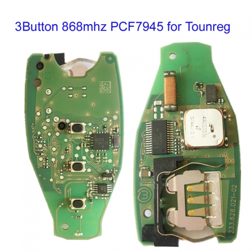 MK120027 Original 3 Button 868mhz PCF7945 PCB Circuit Board for Tounreg Smart Key
