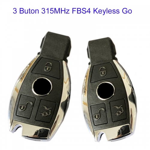 MK100017 Original 3 Button 315MHz Smart Keyless Go Proximity Remote Control Key for Mercedes Benz FBS4 System 1YZDC12K