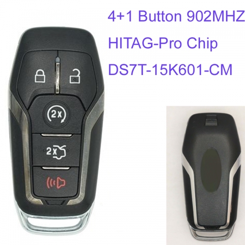 MK160030 4+1 Button 902MHZ HITAG-Pro Chip Smart Key For Ford Part No DS7T-15K601-CM Keyless Go Proximity Key