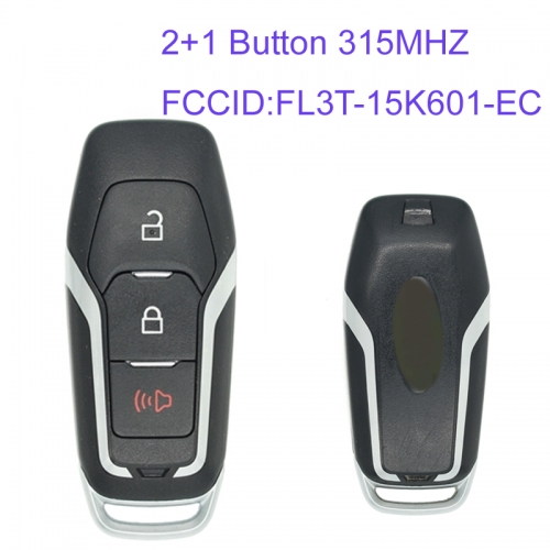 MK160042 Original 2+1 Button 315MHZ Smart Key For Ford FL3T-15K601-EC M3N-A2C31243800 Keyless Go Entry Key