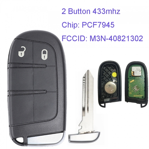 MK310035 Original 2 Button 434MHZ Smart Remote Key for DODGE  M3N-40821302 PCF7945 Chip Remote Car Key